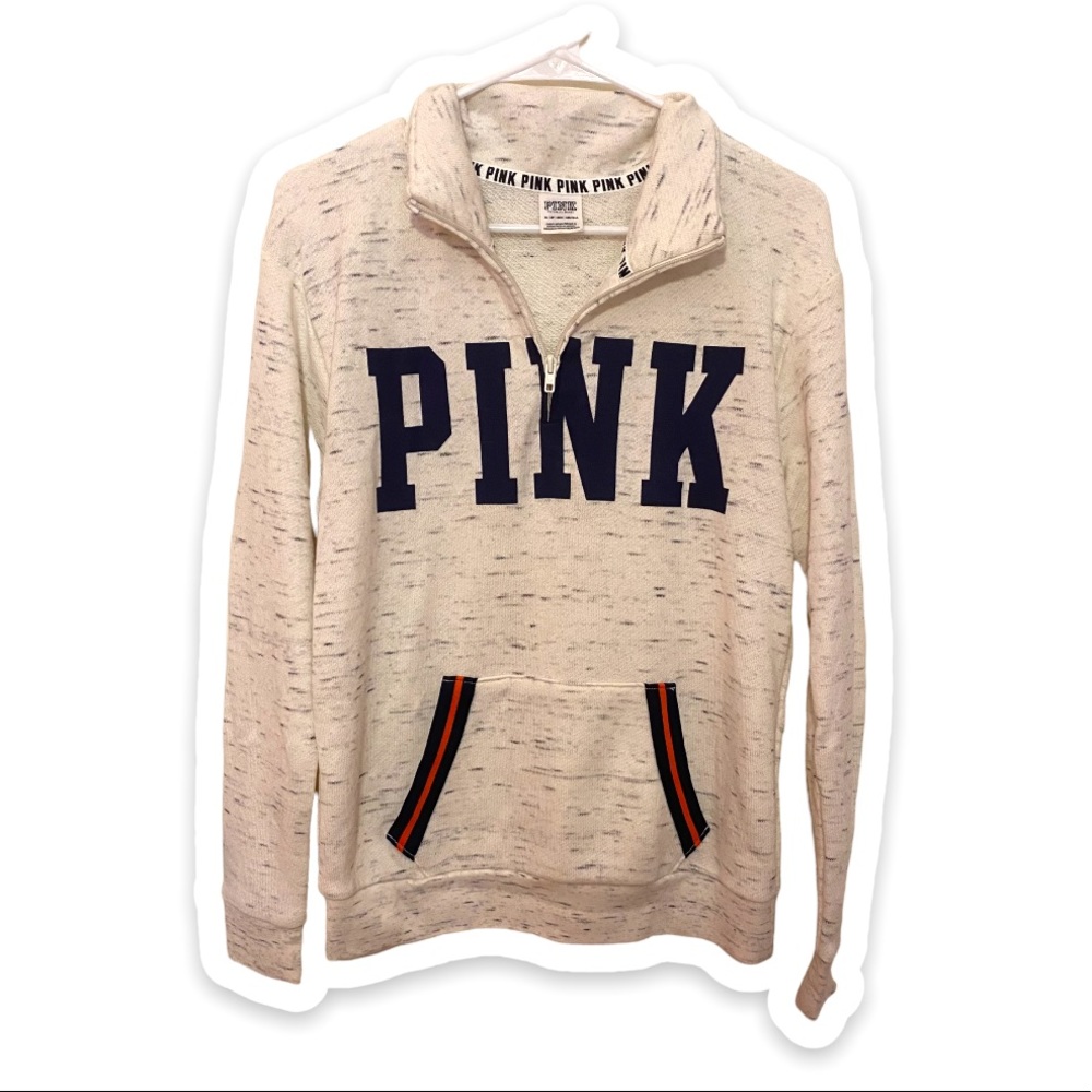 PINK Victoria’s Secret Quarter Zip Pullover Sweatshirt
